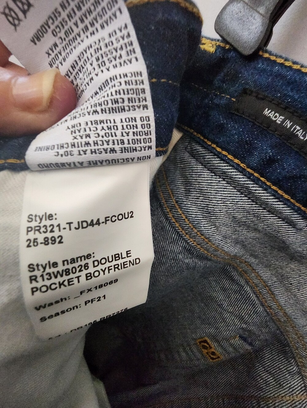 R13 Capri Length Denim Pants. Size 28 - Picture 5 of 6